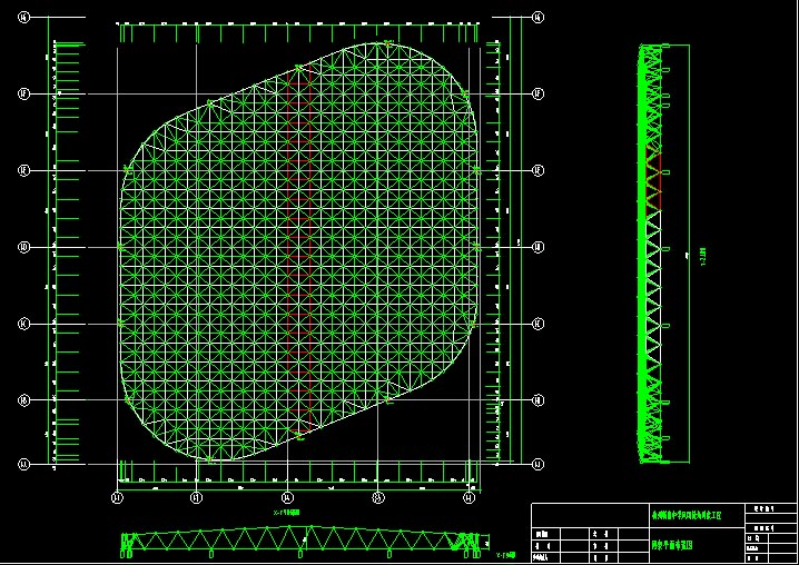 普兰店杭州转塘中学网架设计