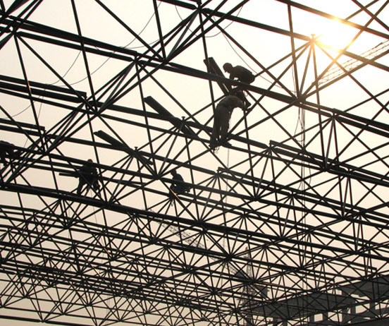 普兰店厂房网架安装